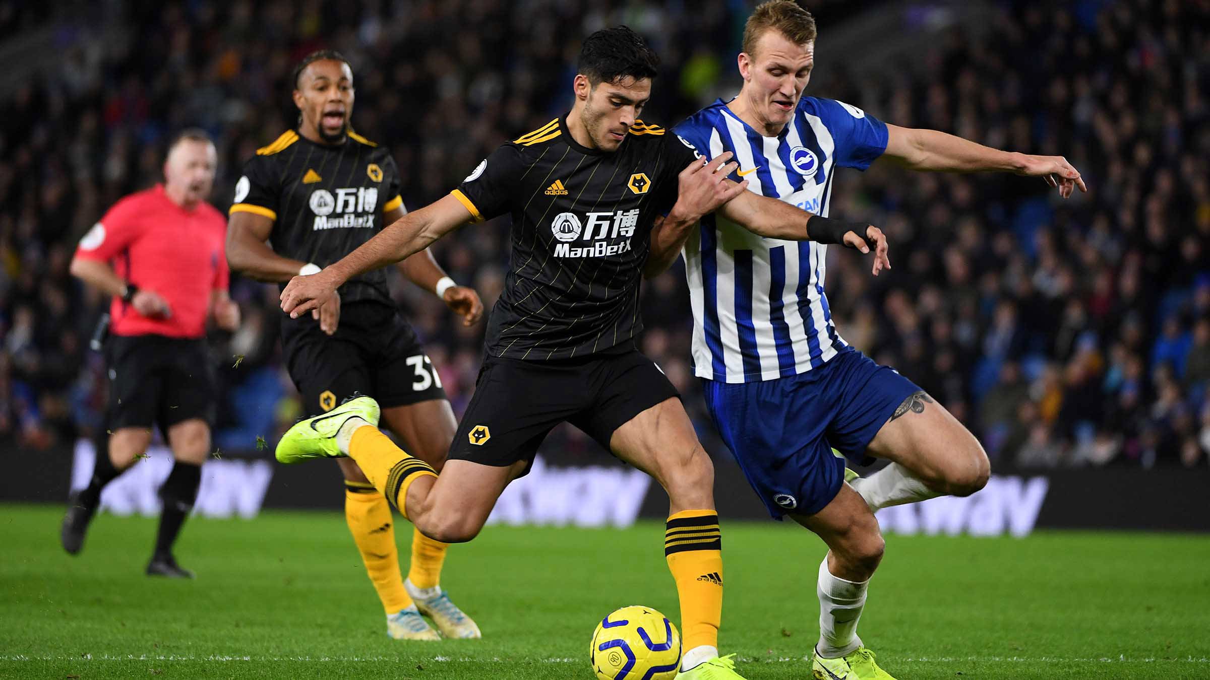 Raúl Jiménez tras empatar con el Brighton Spanish Language Content