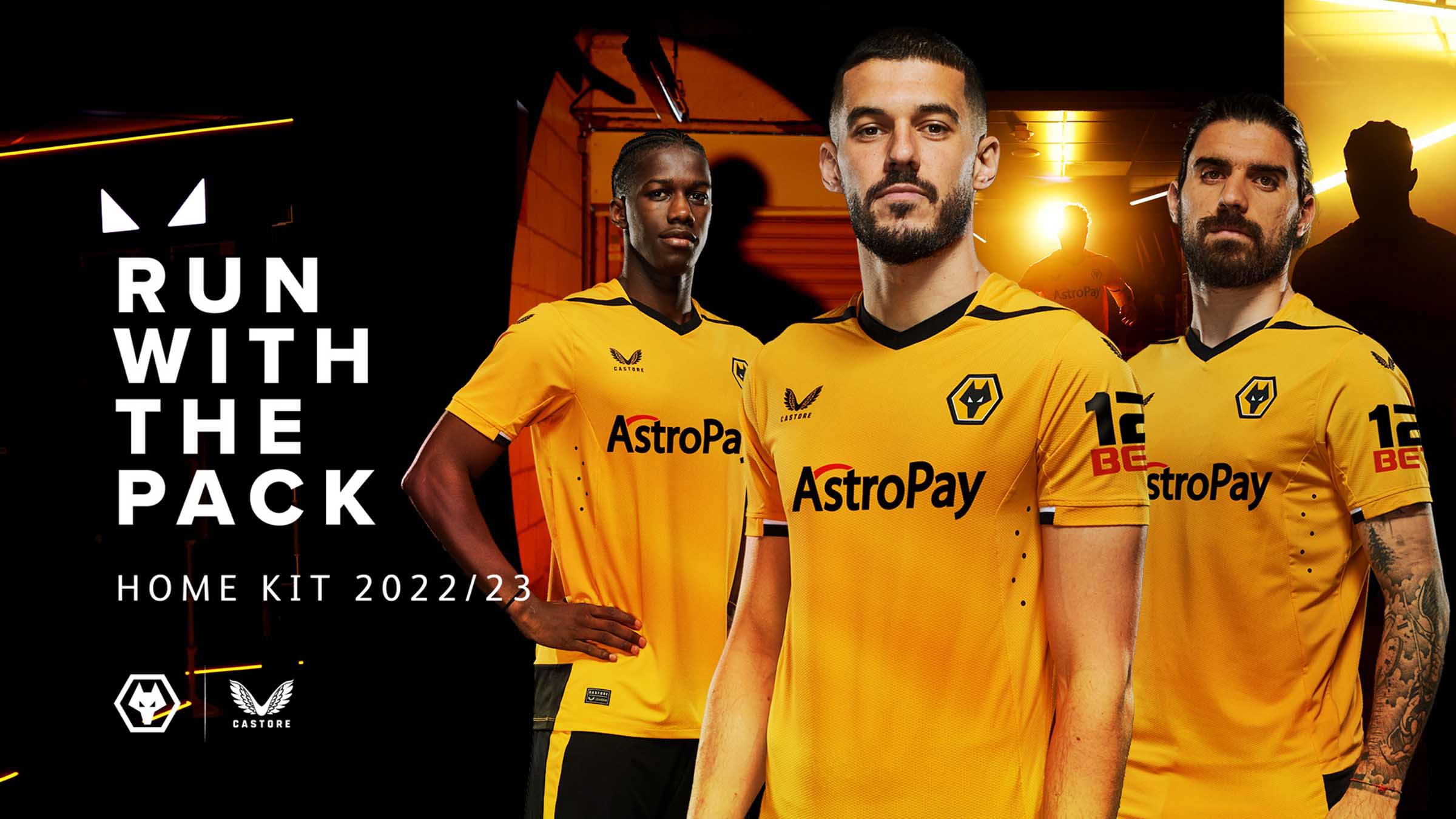 Introducing Wolves' 2022/23 Castore home kit Club News