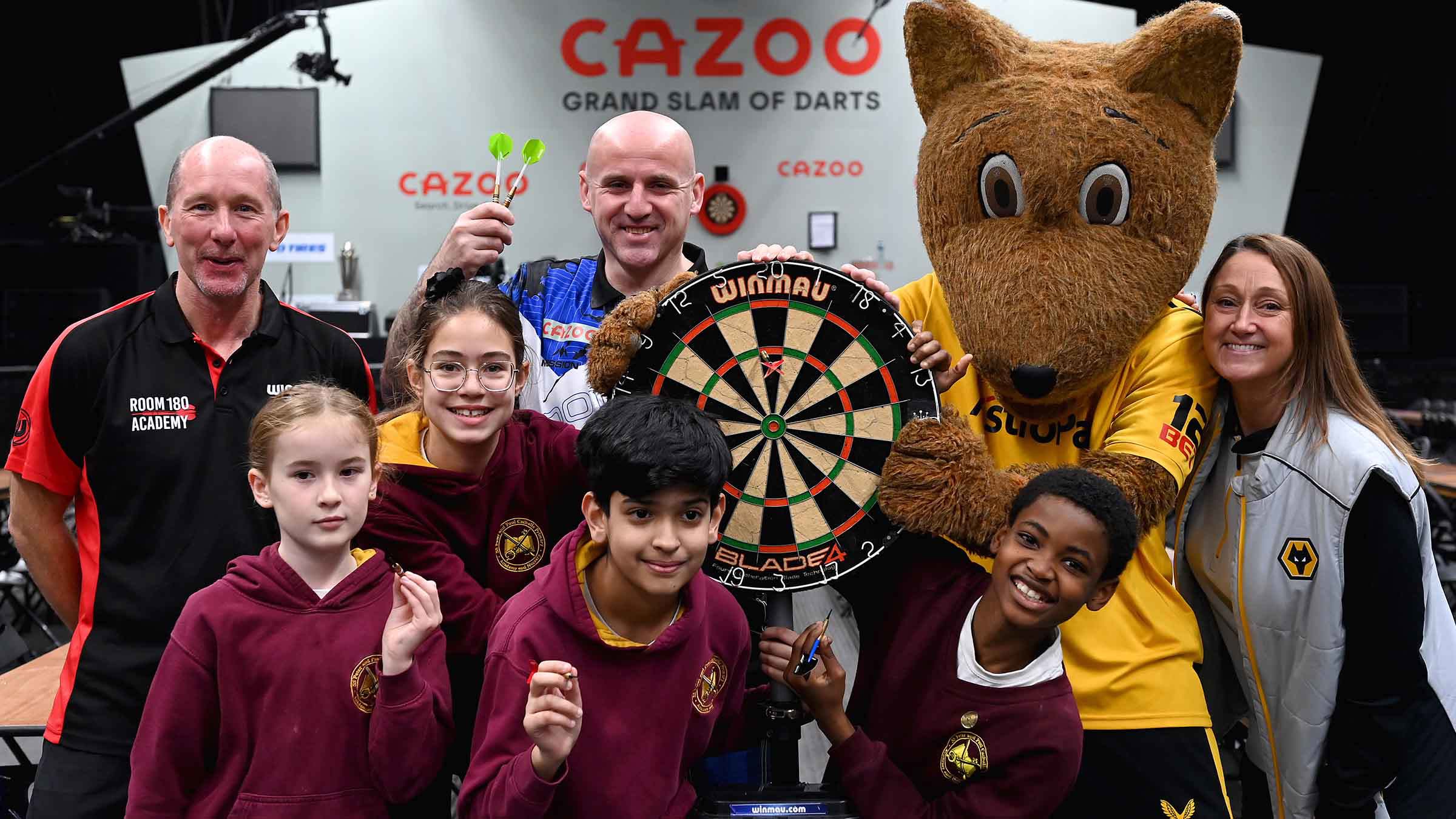 Wolves Foundation team up with PDC for Maths through Darts session Foundation News