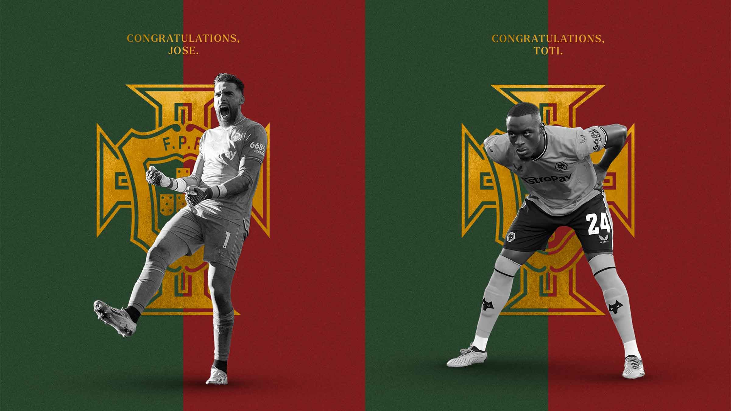 Internationals | Sa and Toti make Portugal debuts | Men's First-Team